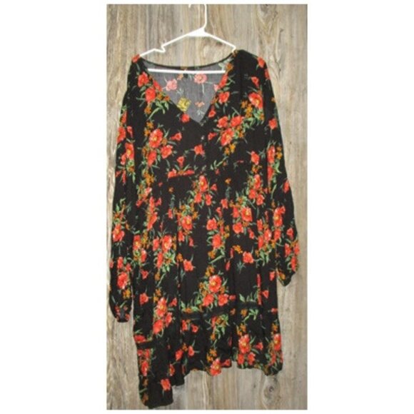 Suzanne Betro NWT Floral Dress Womens Plus Size 1x CottageCore BoHo Peasant Fall - Picture 13 of 14
